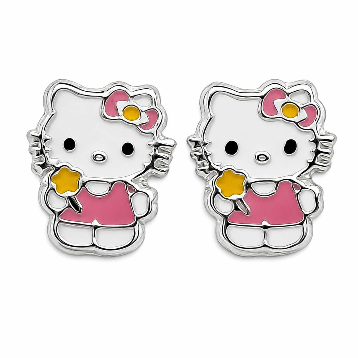 Broquel Kitty Completa Plata Ley 925