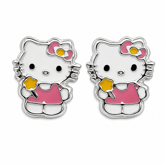 Broquel Kitty Completa Plata Ley 925