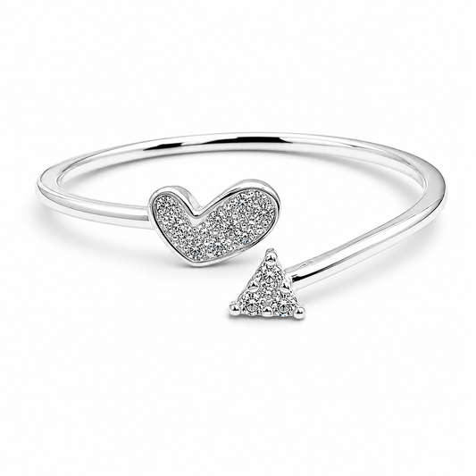 Anillo Ajustable Zirconia Plata Ley 925