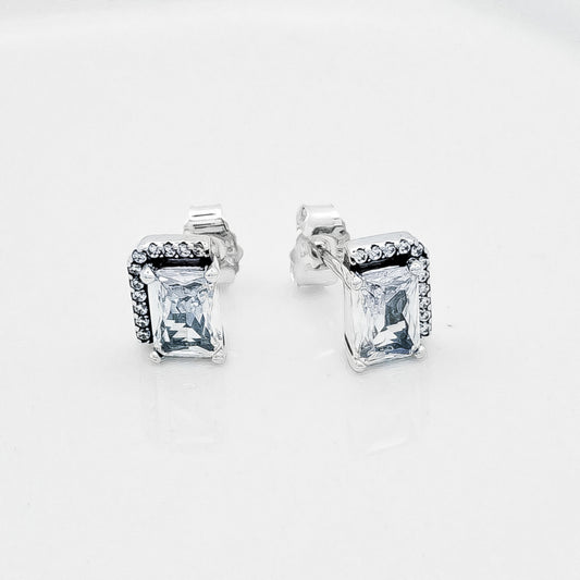 Arete Cuadro Zirconia