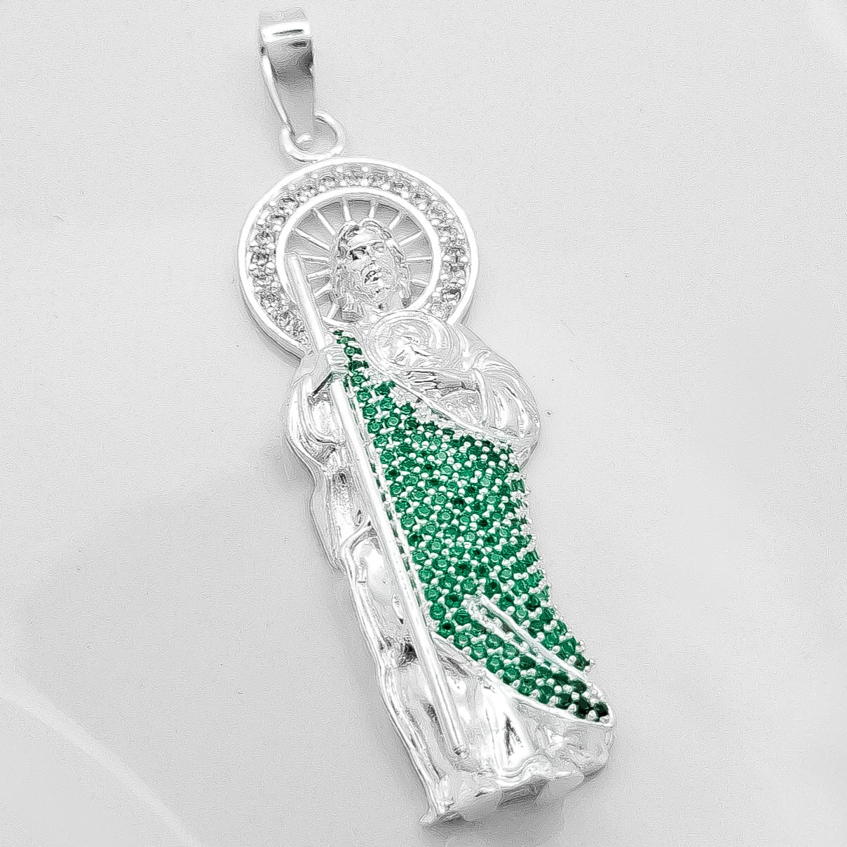 Dije San Judas Grande Zirconia