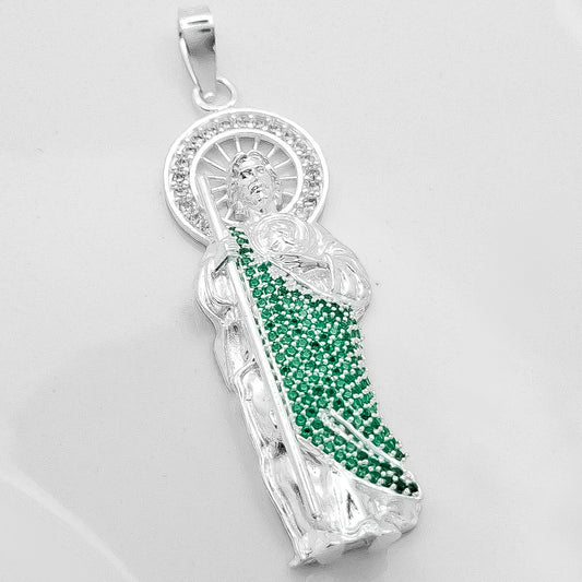 Dije San Judas Grande Zirconia