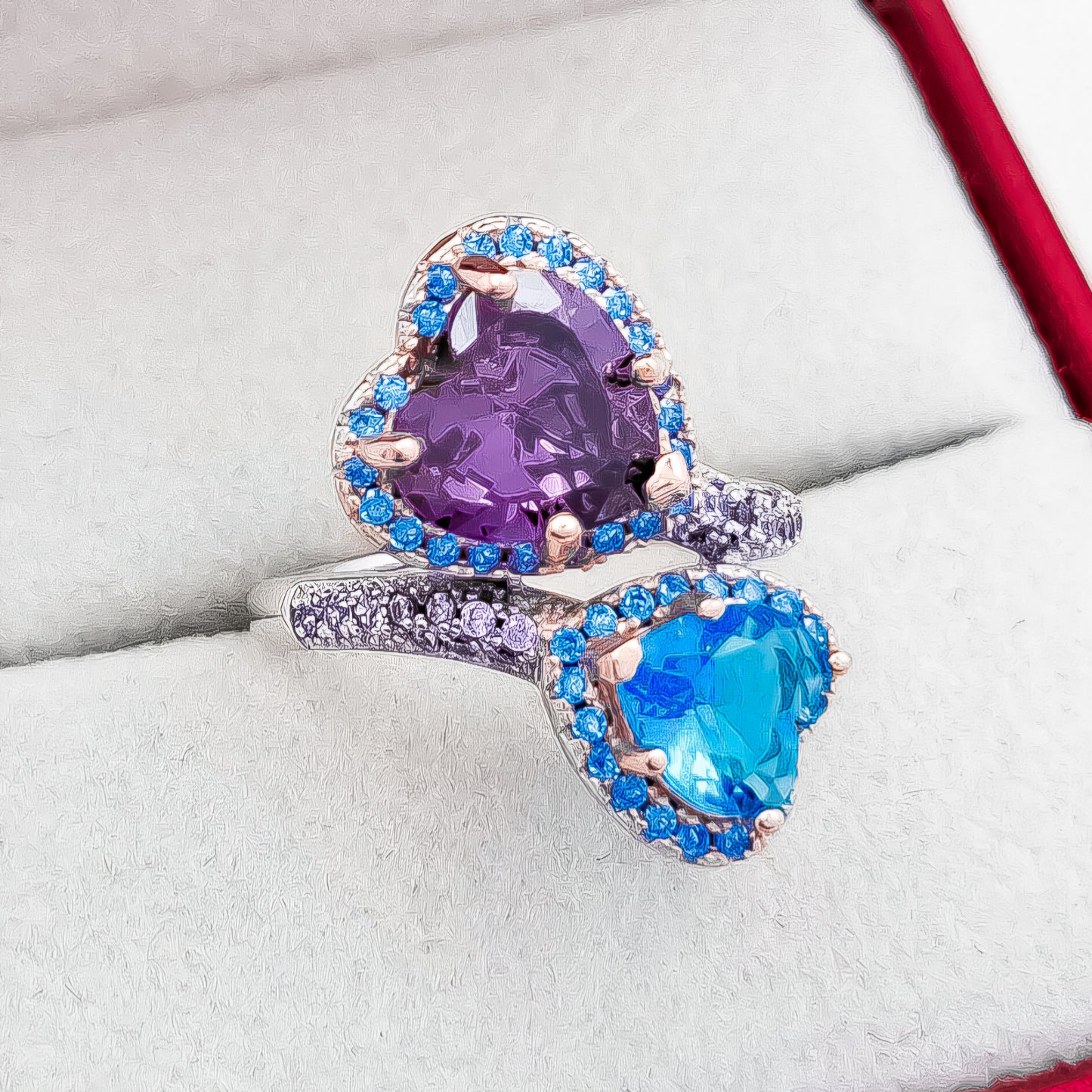 Anillo Corazones AZM