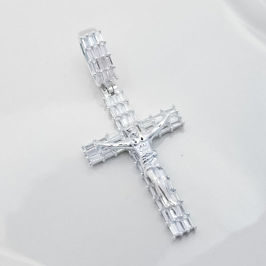 Dije Cruz Cristo Zirconia