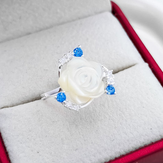 Anillo Rosa Blanca