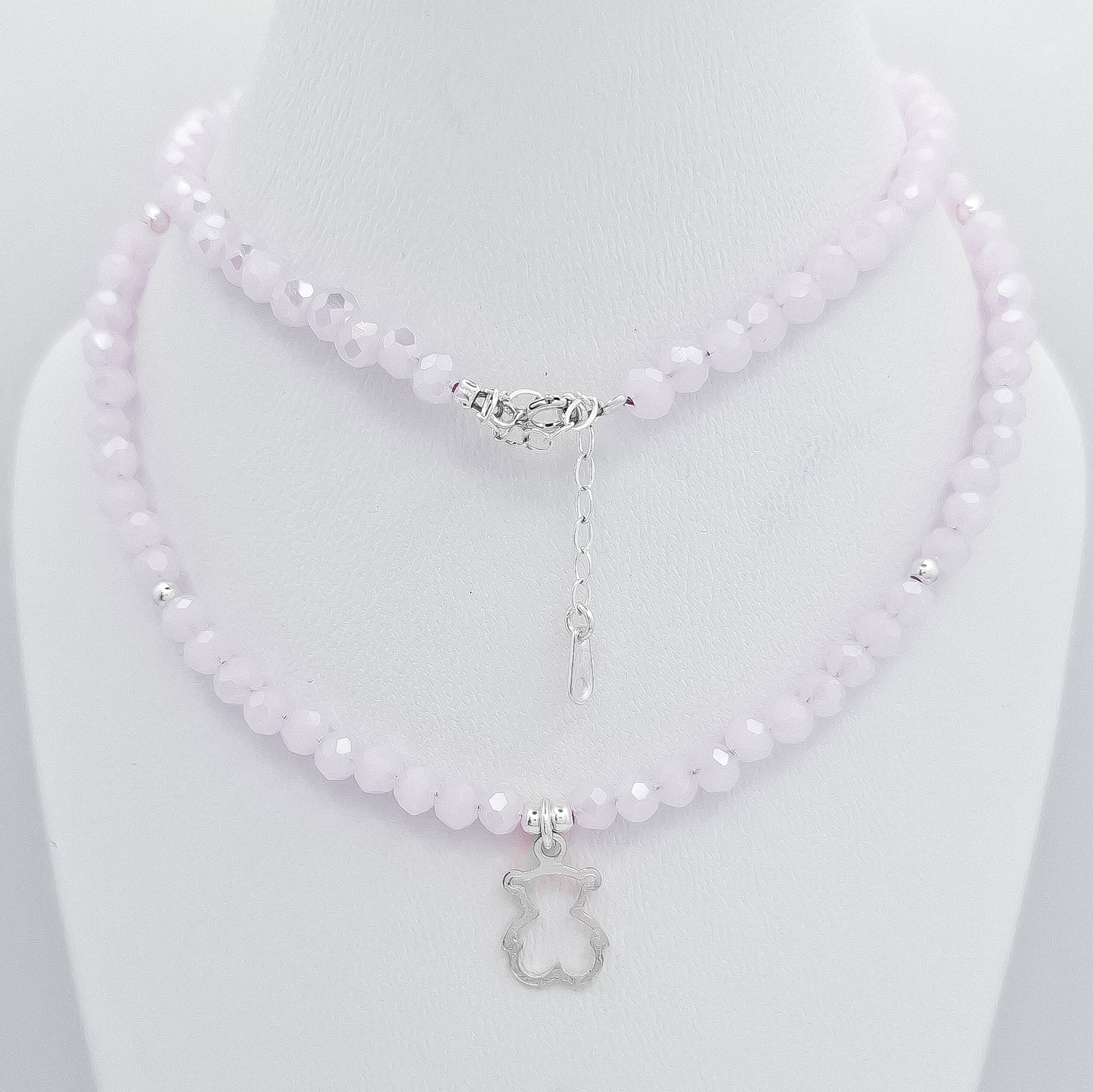 Collar Osito Rosa
