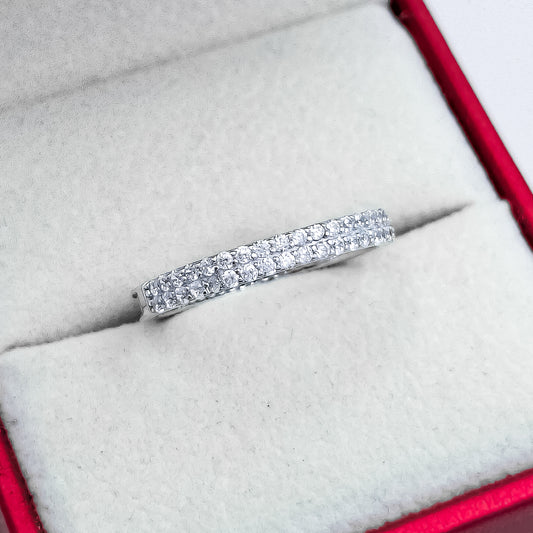 Anillo Zirconia Blanco