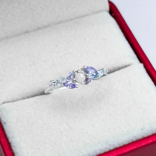 Anillo Opalo Hoja