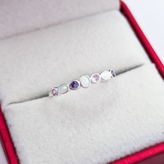 Anillo Opalito Multicolor