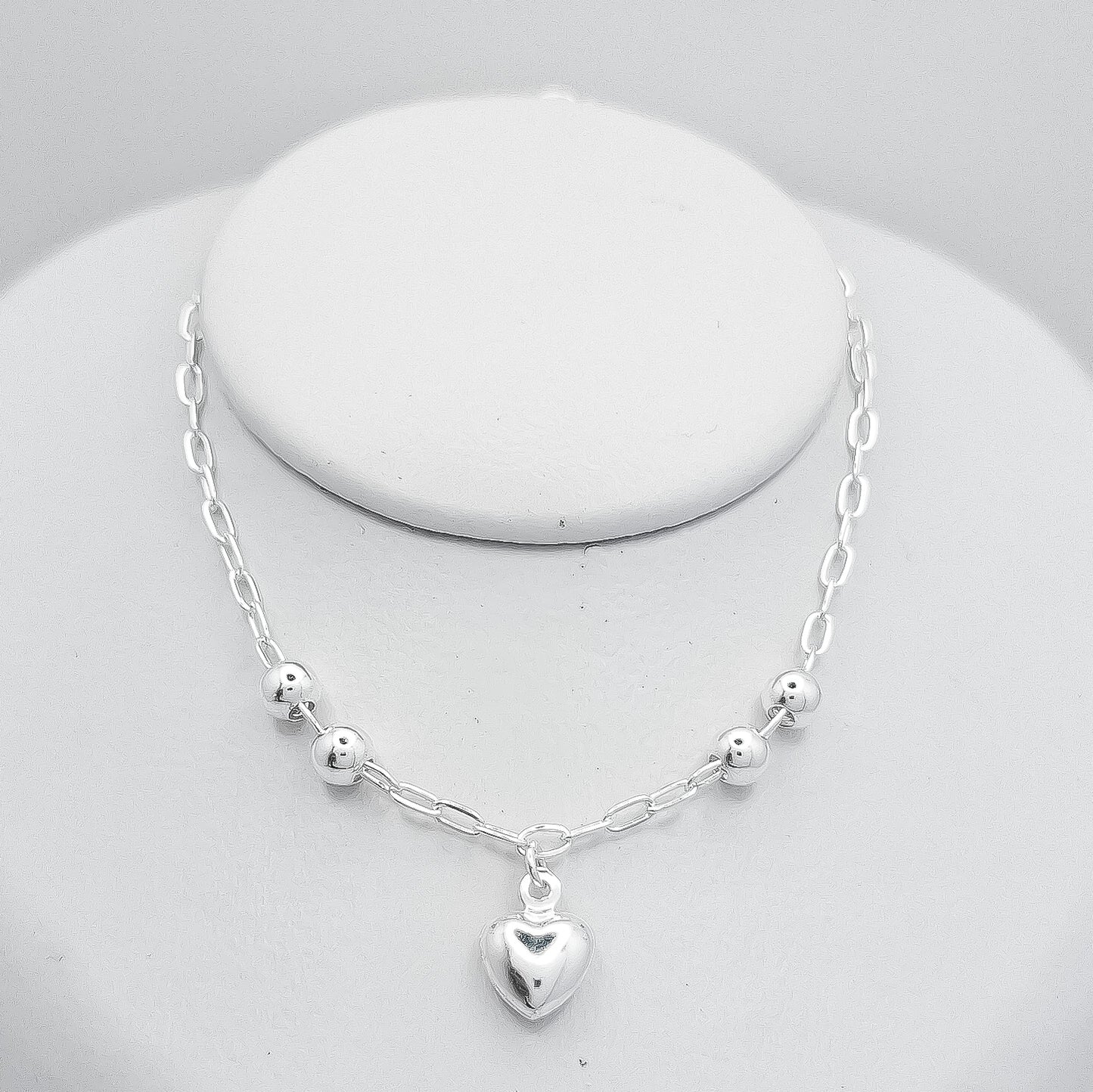 Pulsera Corazon Bolas