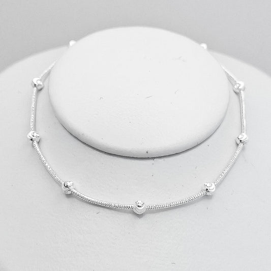 Pulsera Cola de Rata Bolitas