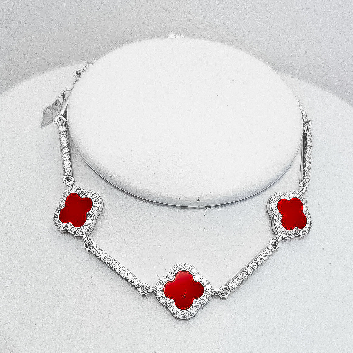 Pulsera Van Roja Zirconia