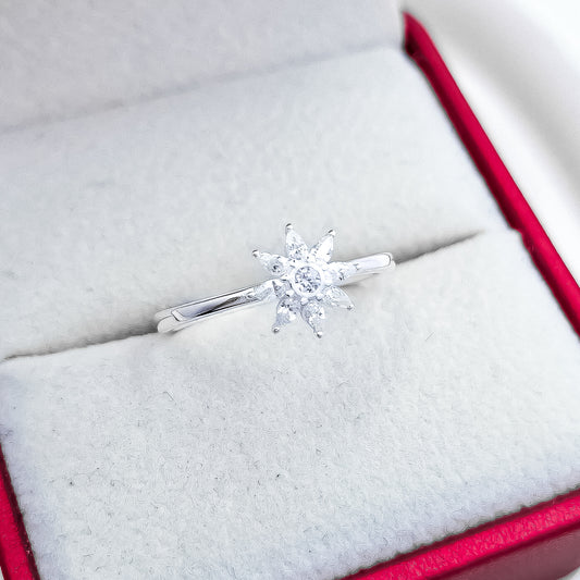Anillo Flor Blanca