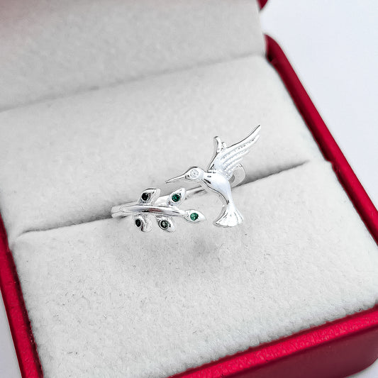 Anillo Colibri Zirconia Ajustable