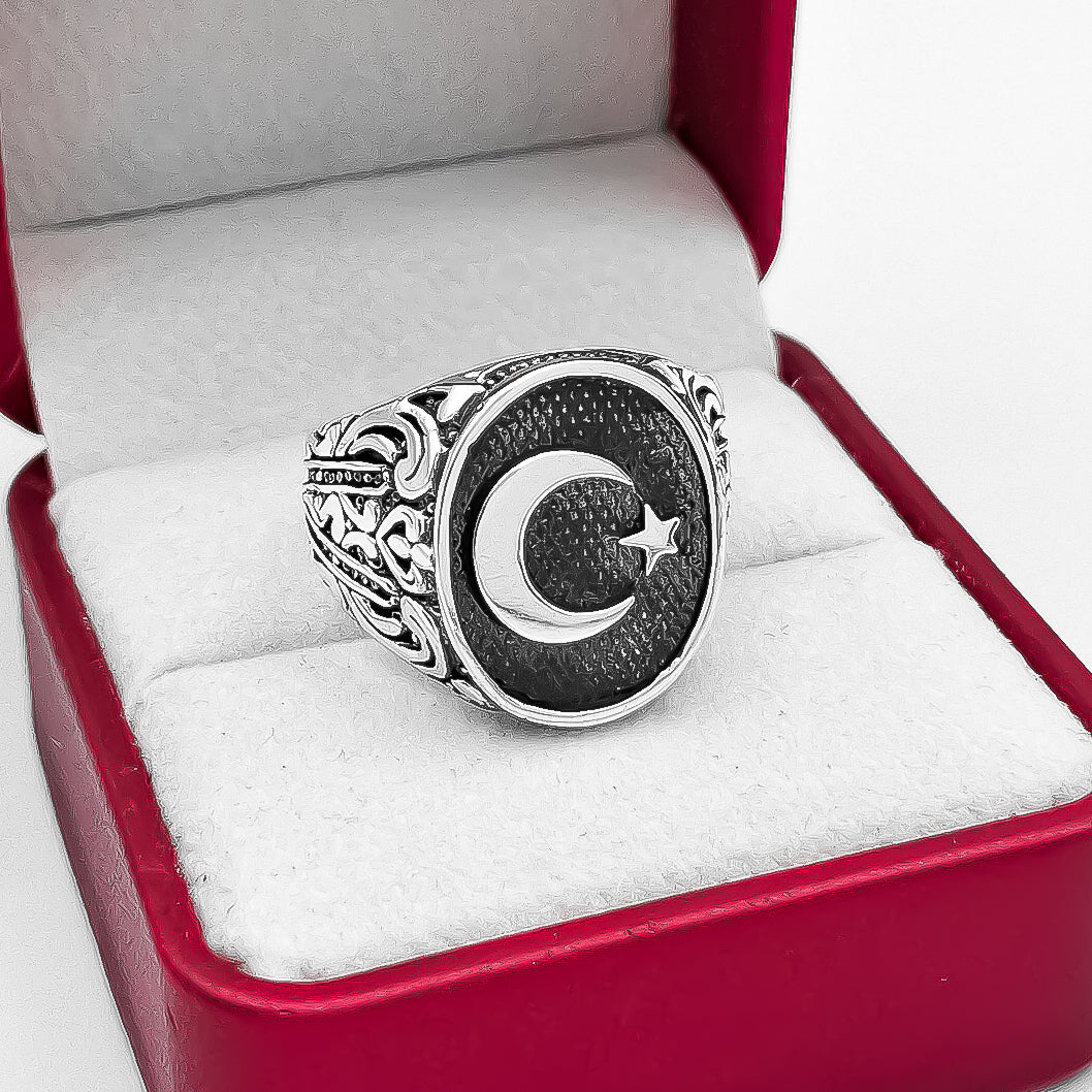 Anillo Luna Grueso