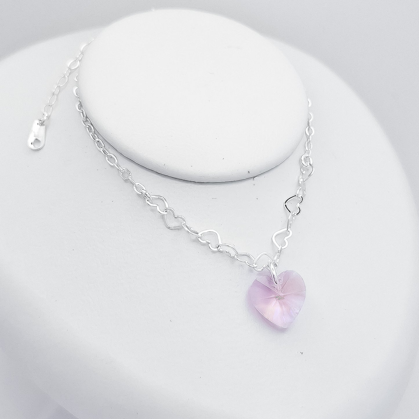 Pulsera Corazon Rosa