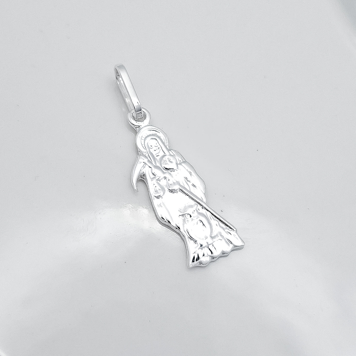 Dije Santa Muerte Blanco