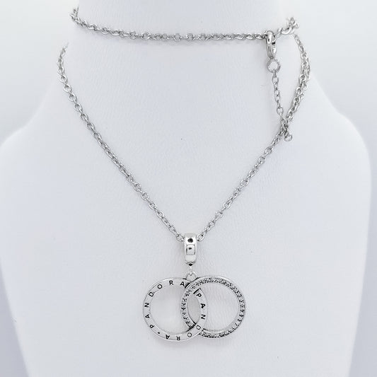 Collar Argolla Doble Pan