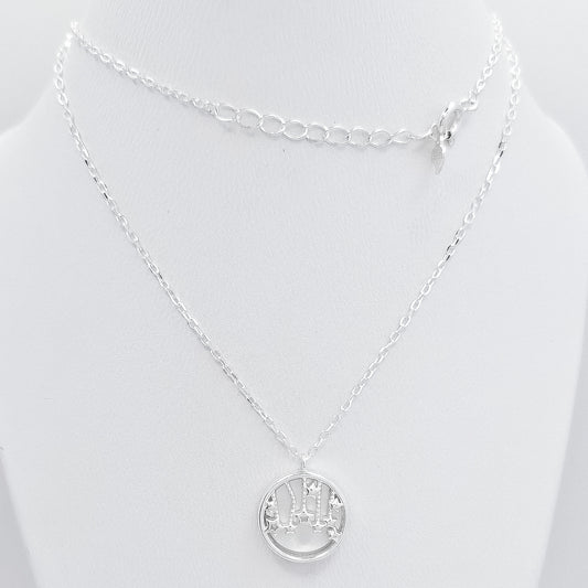 Collar Circulo Estrellas