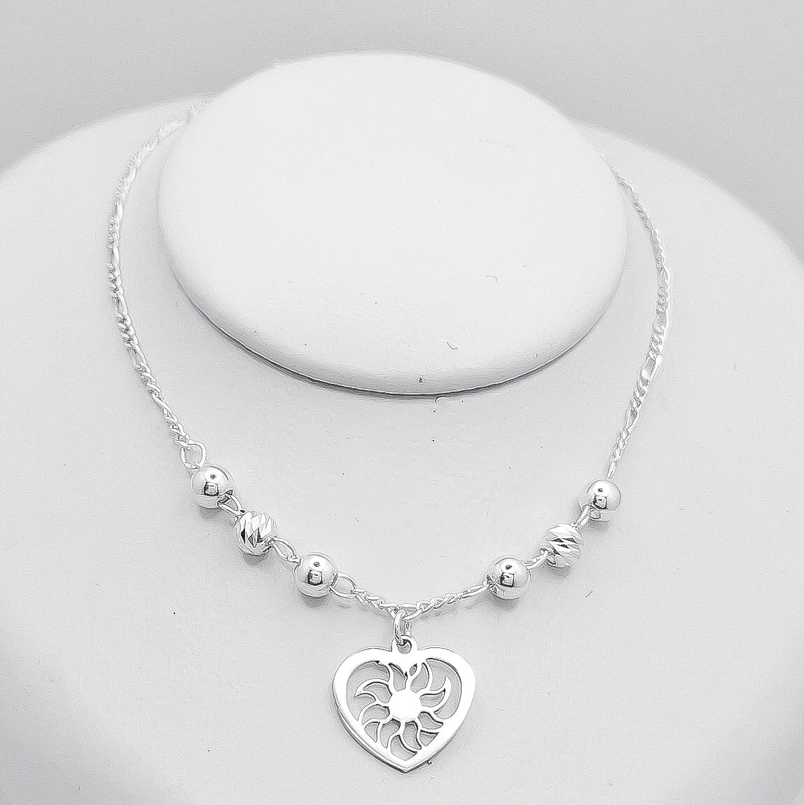 Tobillera Corazon Sol