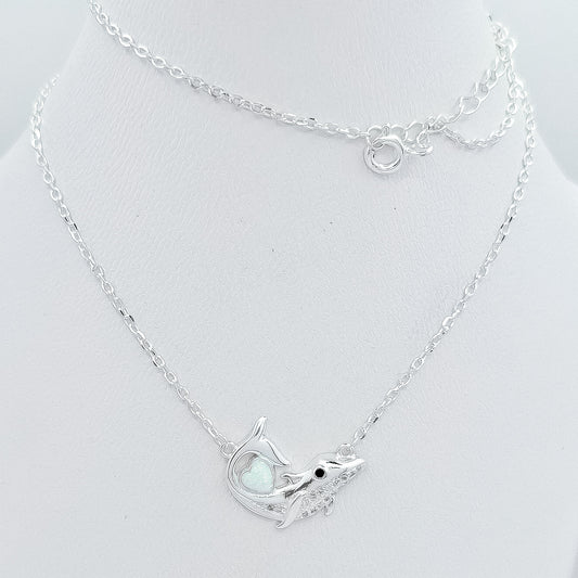 Collar Opalo Delfin