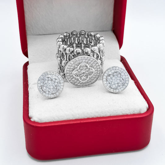 Anillo Brazalete con Aretes Van