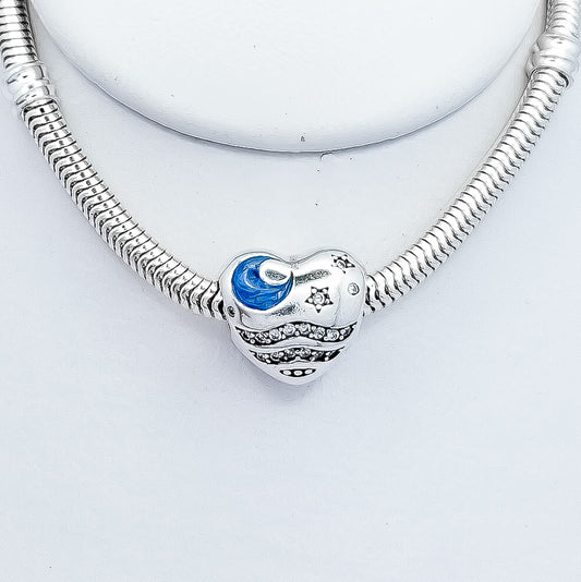 Charm Corazon Zirconia