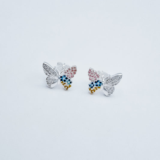 Arete Mariposa Esmalte