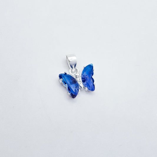 Dije Mariposa Azul Oscuro