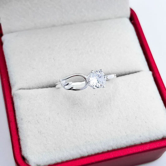 Anillo Zirconia Blanca
