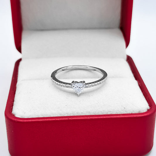 Anillo Corazoncito Zirconia