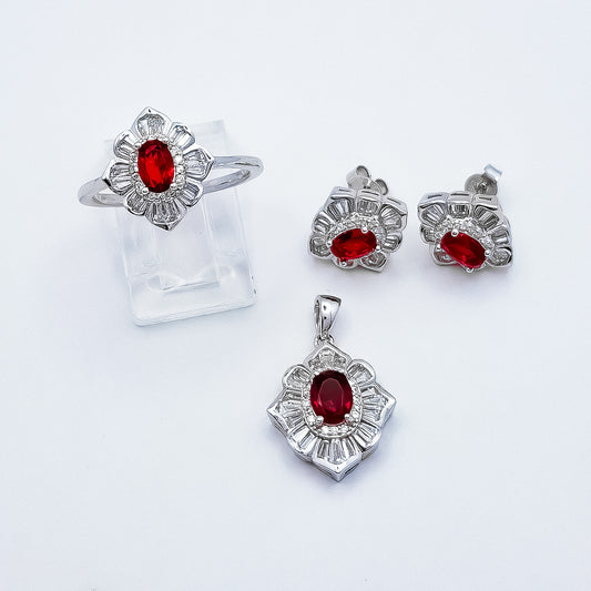 Set Zirconia Rojo