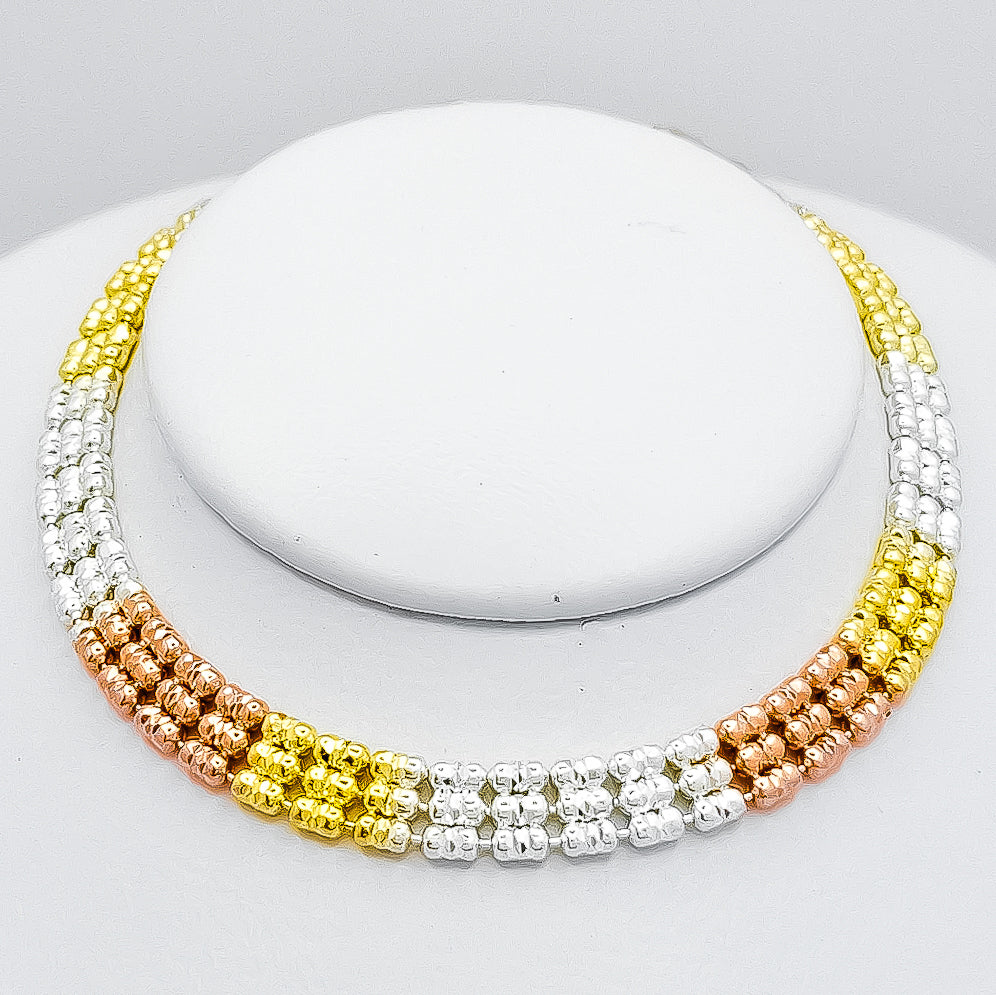 Pulsera Bolitas Tricolor