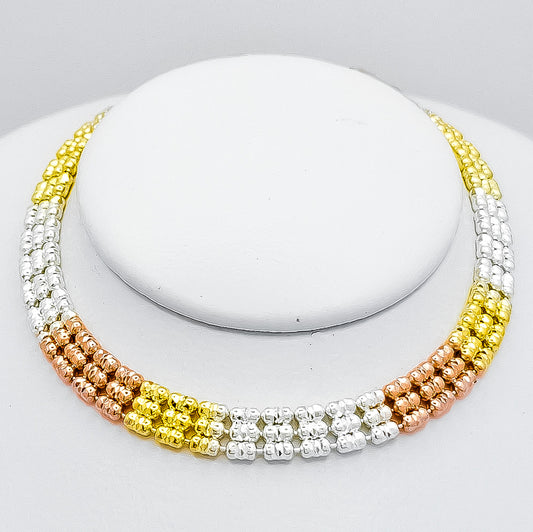Pulsera Bolitas Tricolor