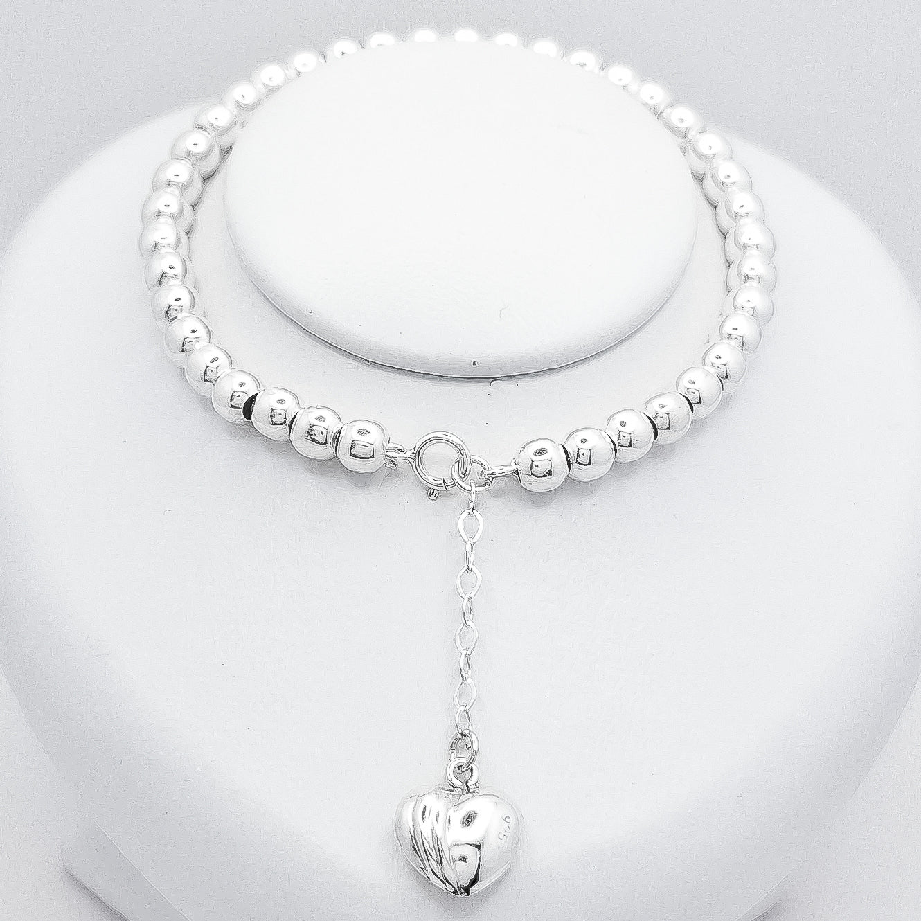 Pulsera Bolas Corazon