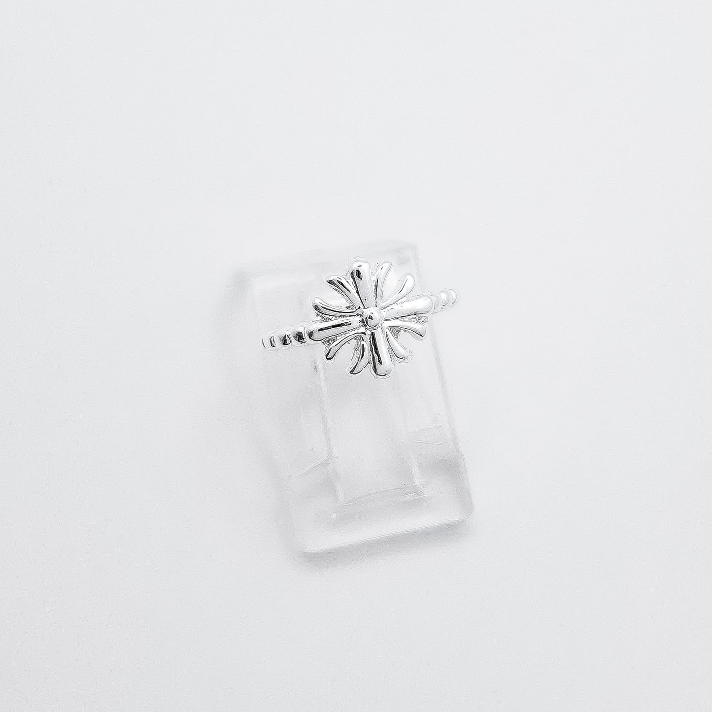 Anillo Medio Dedo Flor