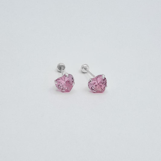 Broquel Corazon #6 Rosa