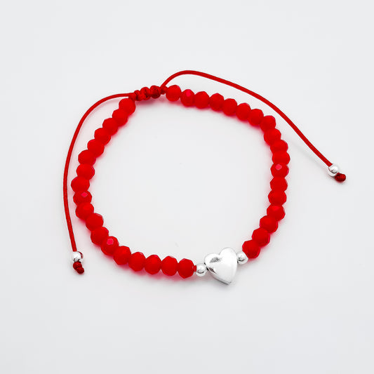 Pulsera Roja Corazon