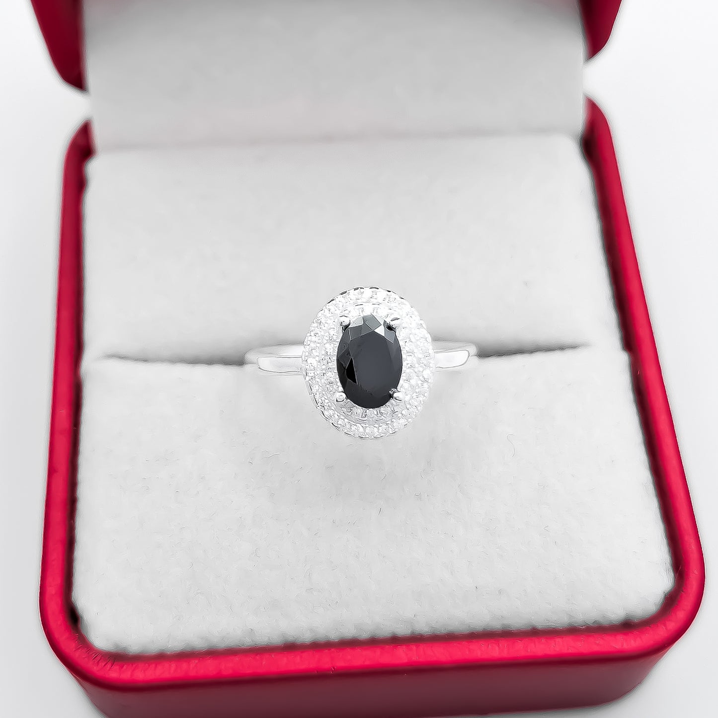 Anillo Negro Zirconia