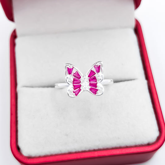 Anillo Mariposa Zirconia