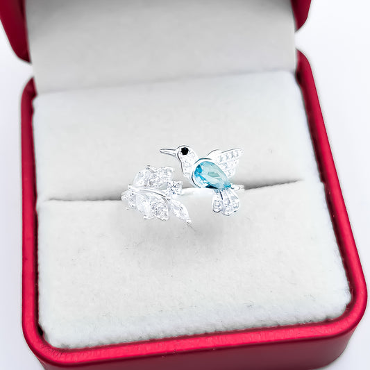 Anillo Colibri Zirconia