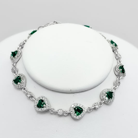 Pulsera Van Verde Zirconia