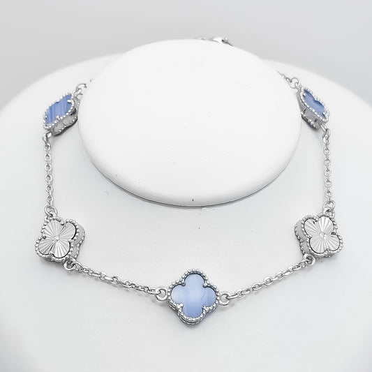 Pulsera Van Azul Diamantada