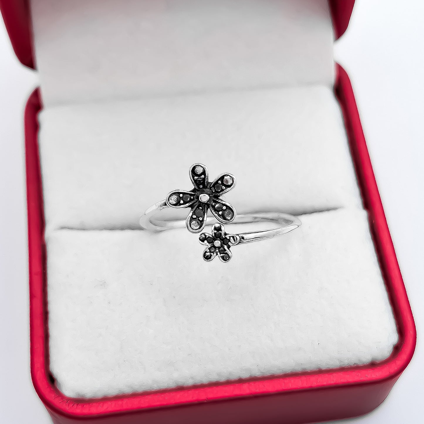 Anillo Flor Ajustable Oxi