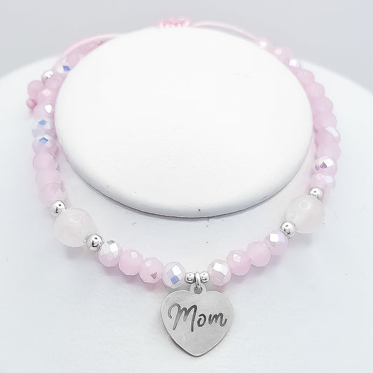 Pulsera Rosa Mom