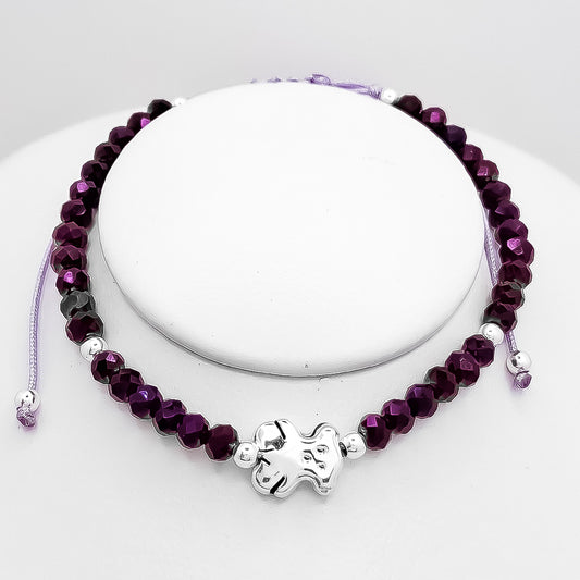 Pulsera Oso Morada