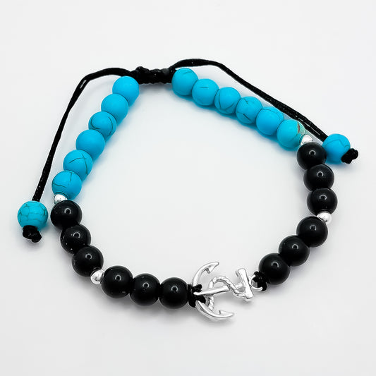Pulsera Ancla Chica Negra