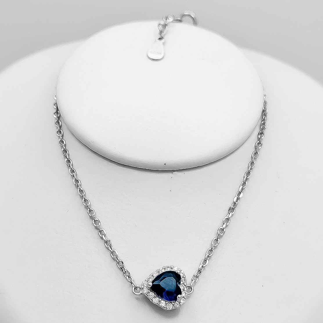 Pulsera Corazon Azul