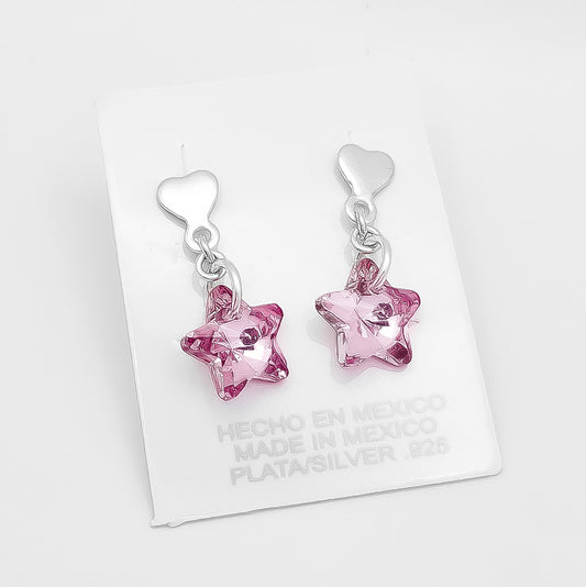 Arete Estrella Rosa