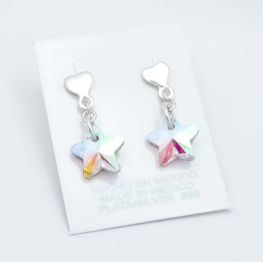 Arete Estrella Blanca